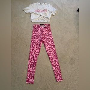 Versace Top and Leggings